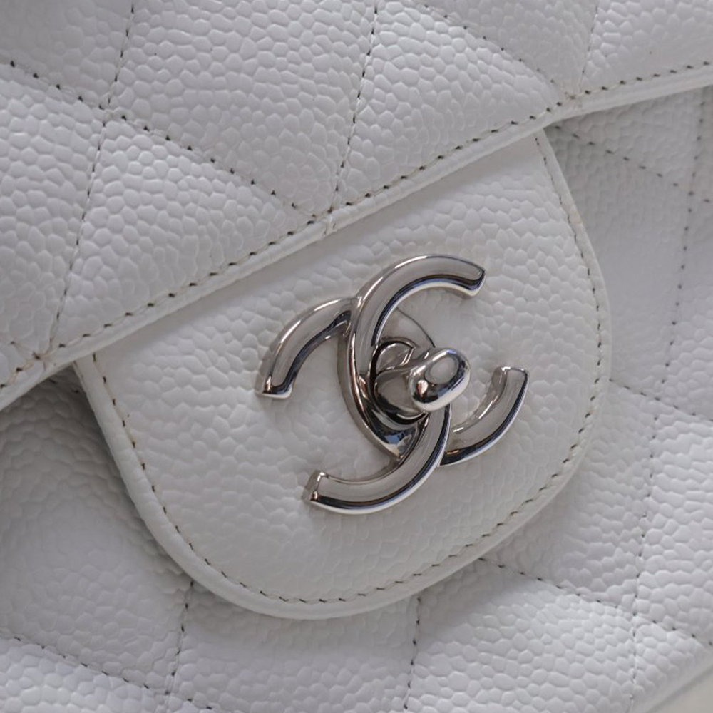 Pre-Loved Chanel Jumbo Classic Caviar Double Flap - Picture 5 of 12